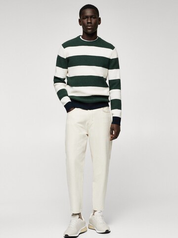 MANGO MAN Pullover in Grün