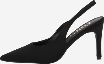 Dorothy Perkins Дамски обувки на ток с отворена пета 'Elba' в черно