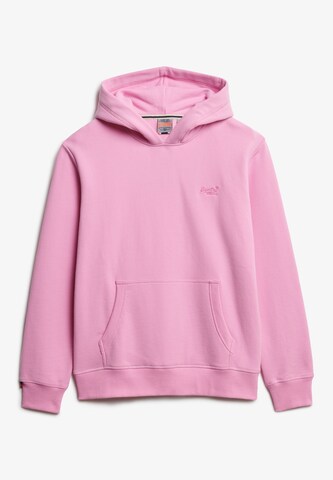 Superdry Sweatshirt 'Essential' in Roze