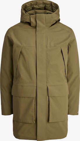 Jack & Jones Premium Téli parka 'JPRCCMOON' - zöld: elől