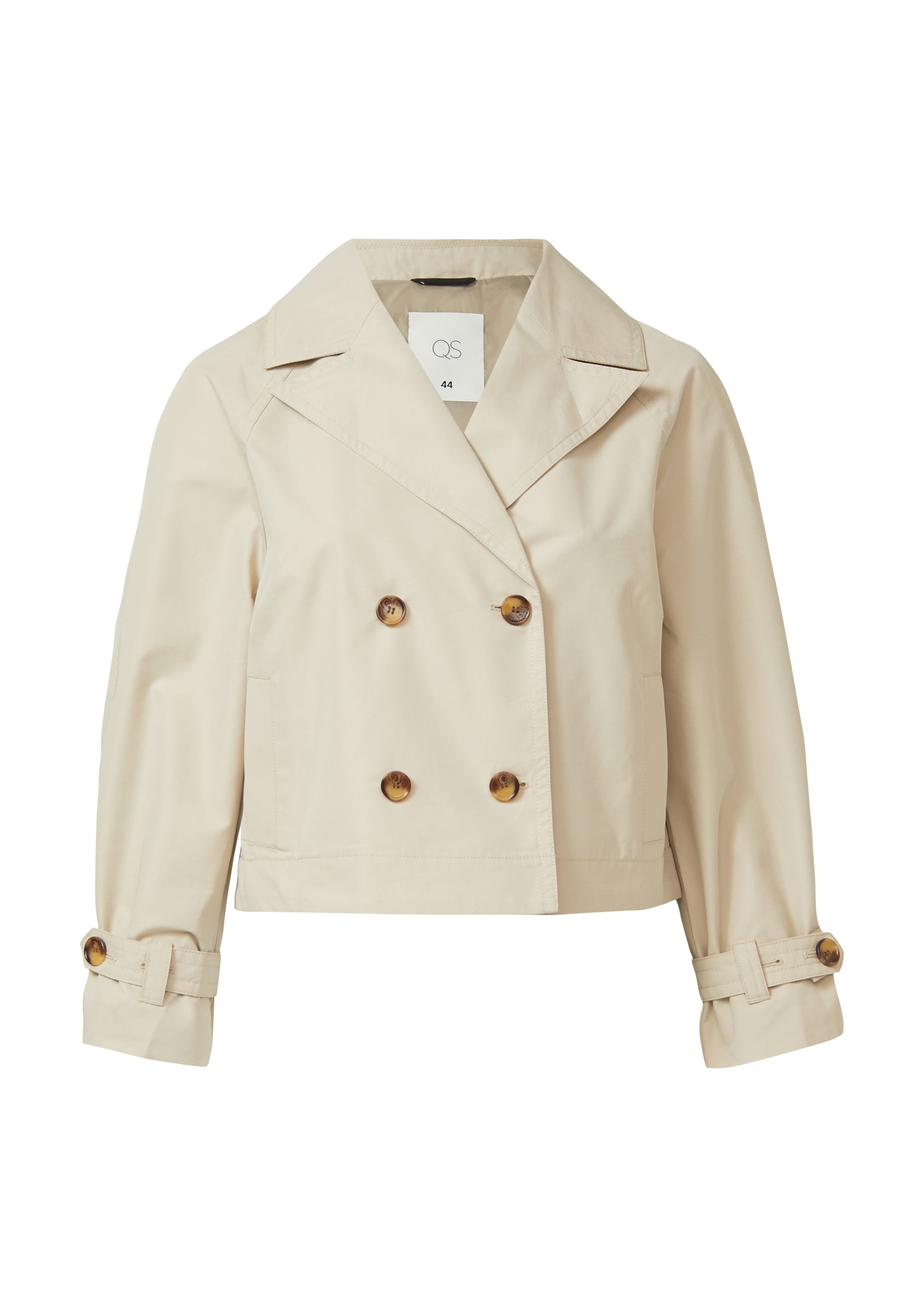 QS Between-season jacket ' ' in Beige: front