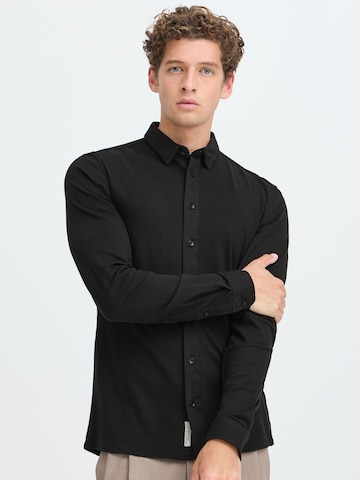 Casual Friday Slim fit Button Up Shirt 'CF Arthur' in Black