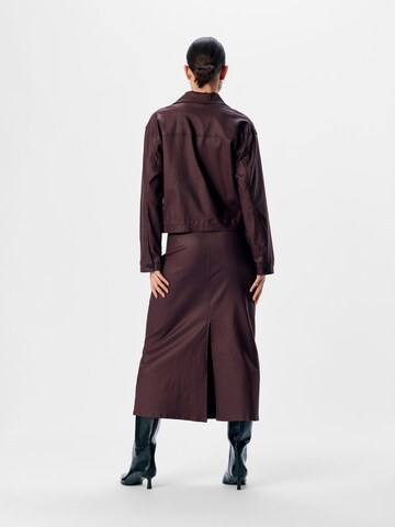 Jupe 'OBJMatthie' OBJECT en rouge
