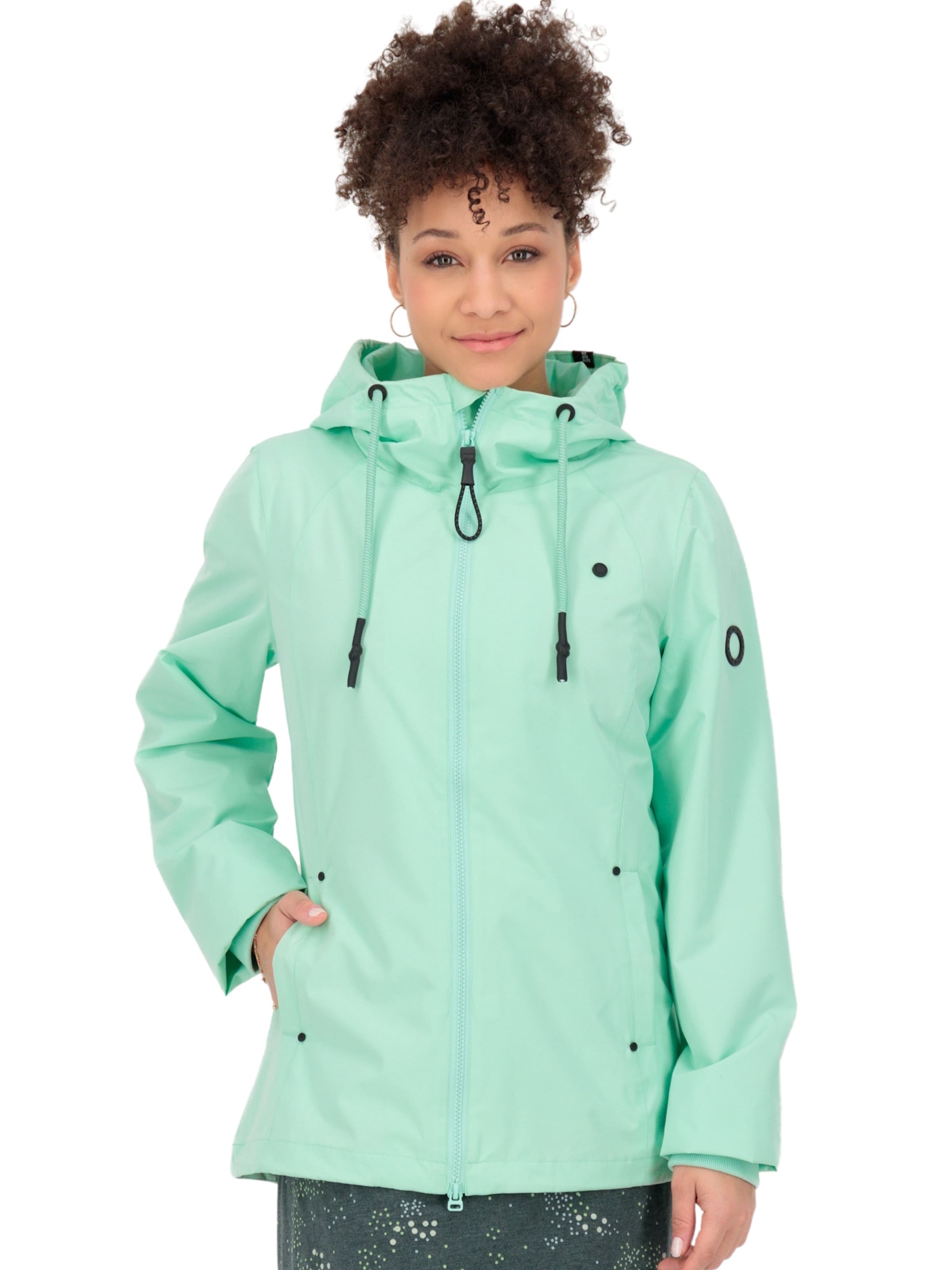 Giacca di mezza stagione 'LilouAK A' di Alife and Kickin in verde: frontale