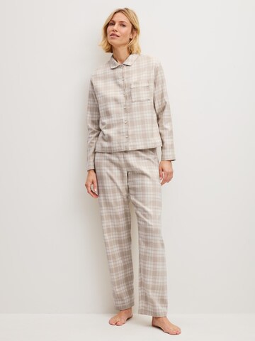 Pigiama 'Plaid Dreams' di CALIDA in beige