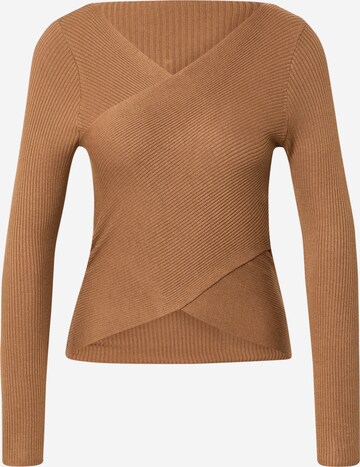 ONLY Sweater 'LARA' in Brown: front