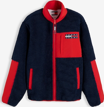 mėlyna Tommy Jeans Flisinis džemperis: priekis