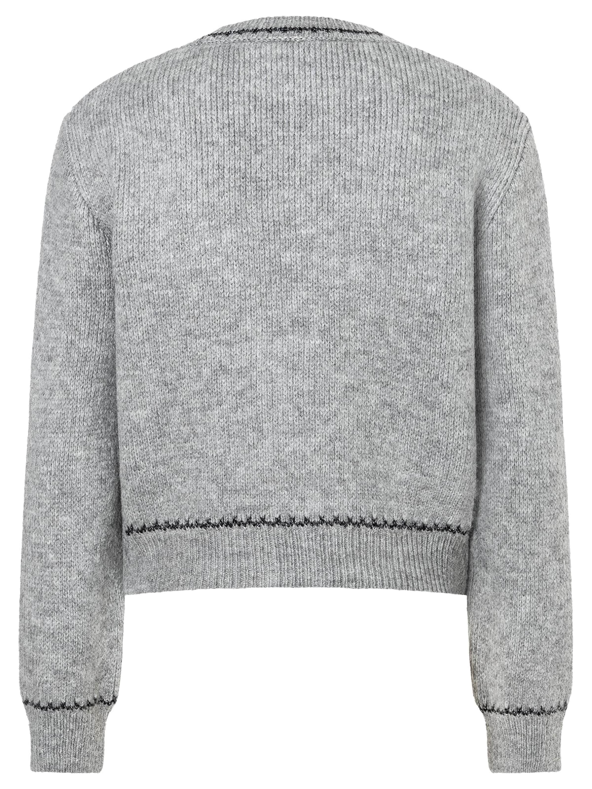 MORE & MORE Strickjacke in Grau