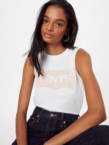 LEVI'S ® Top 'Graphic Band Tank' w kolorze biały