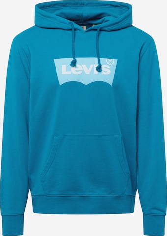 LEVI'S ® Majica 'Standard Graphic Hoodie' | modra barva: sprednja stran