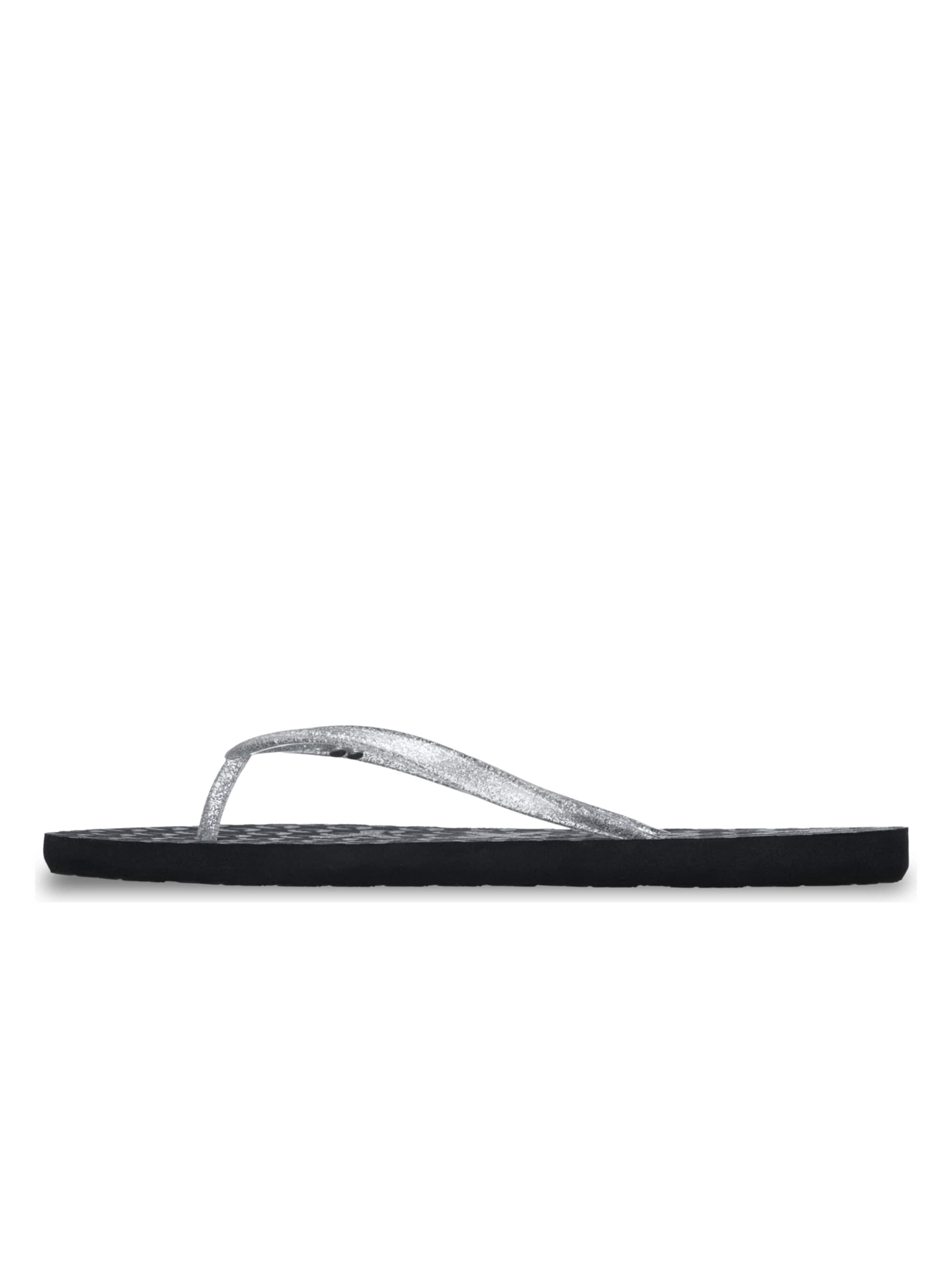 ROXY T-Bar Sandals 'Viva Sparkle' in Black