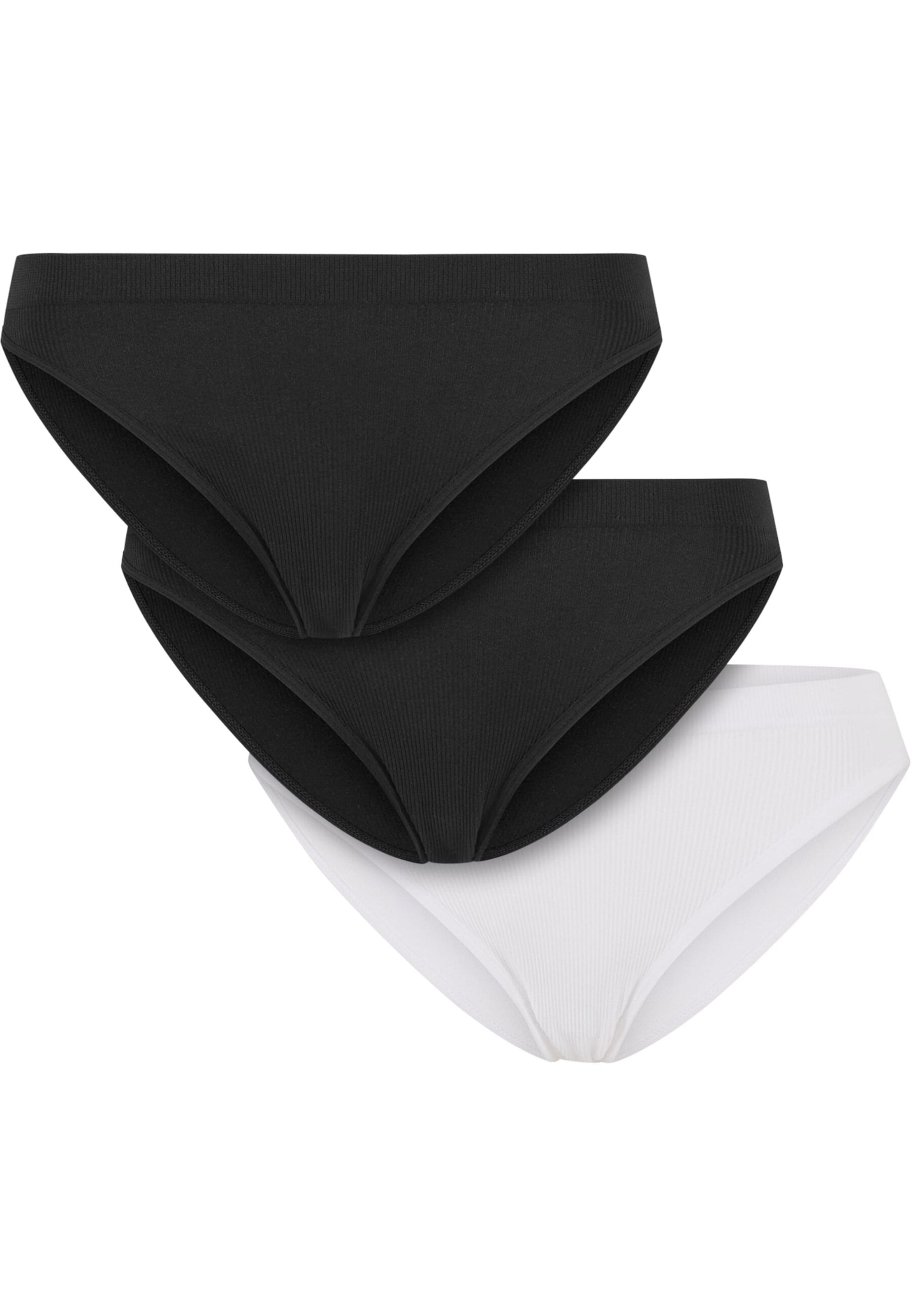 Urban Classics Slip in Zwart: voorkant