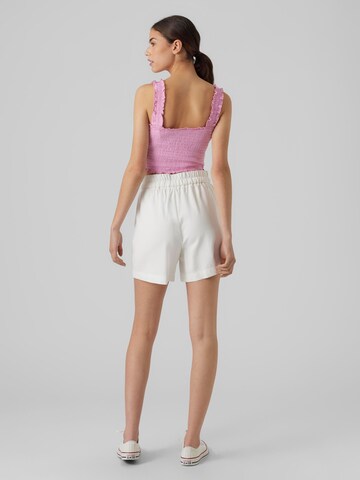 VERO MODA Loosefit Broek 'Carmen' in Wit
