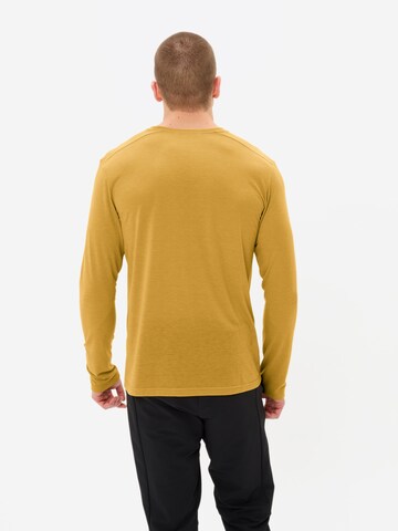 VAUDE Functioneel shirt 'Rosemoor III' in Geel