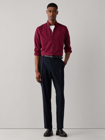 Regular fit Camicia 'Oxford' di Hackett London in rosso