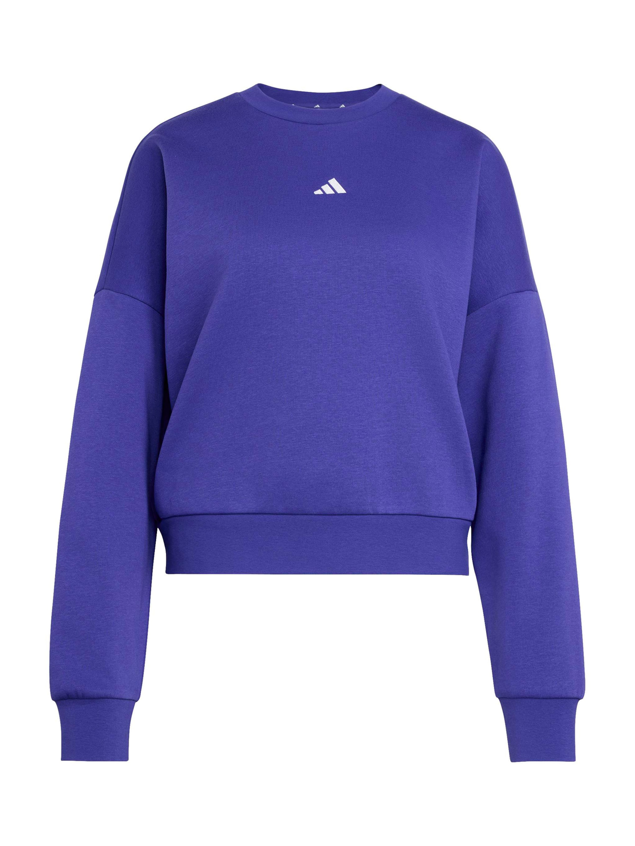 ADIDAS SPORTSWEAR Sports sweatshirt in XS in Dark purple / White, Item view
