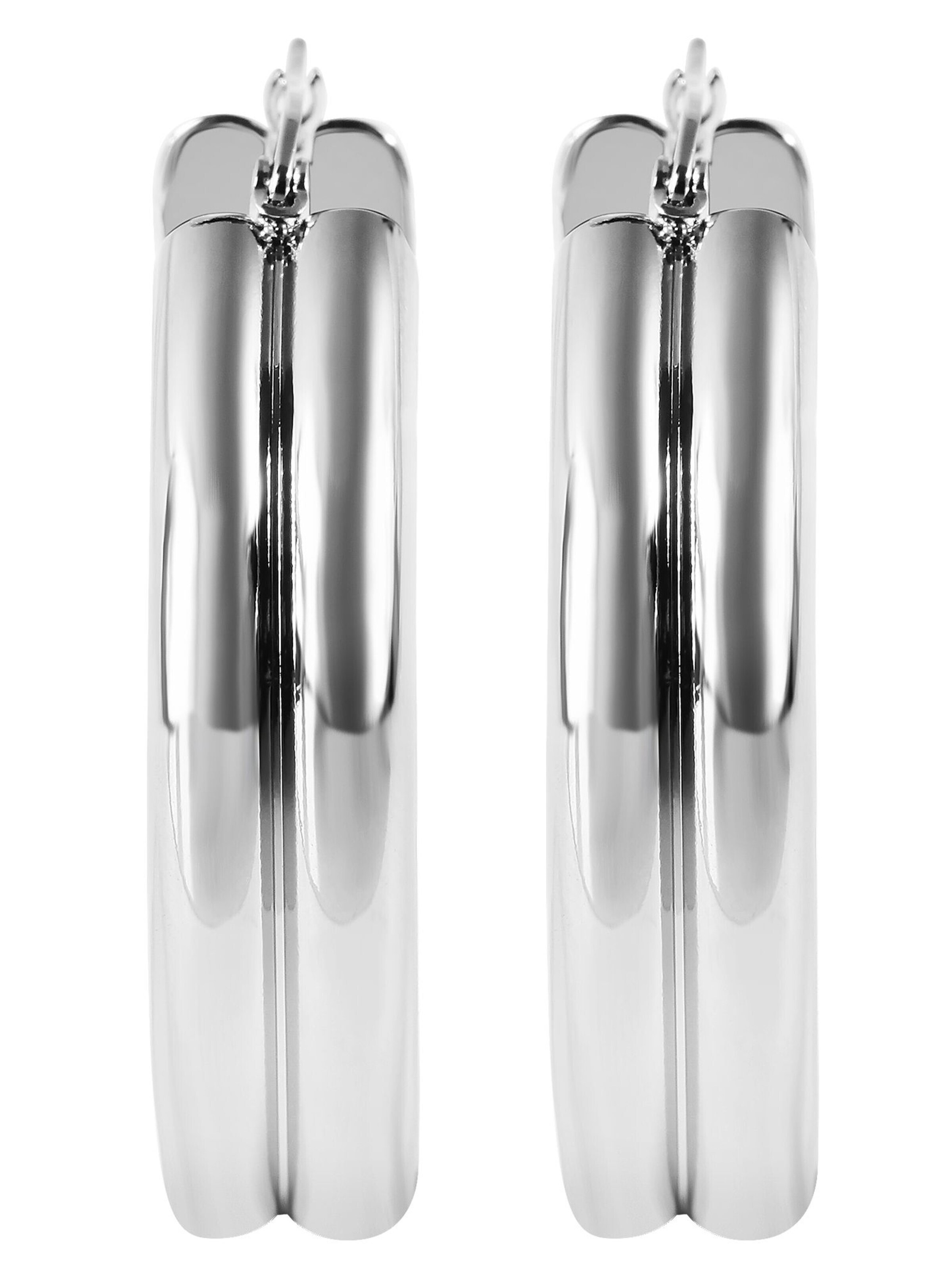 Akzent Earrings 'Korina, langlebig' in Silver: front