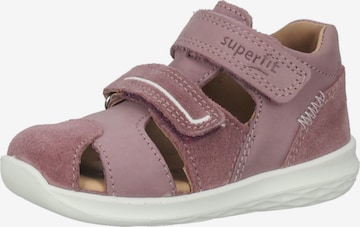 SUPERFIT First-Step Shoes in Purple: front