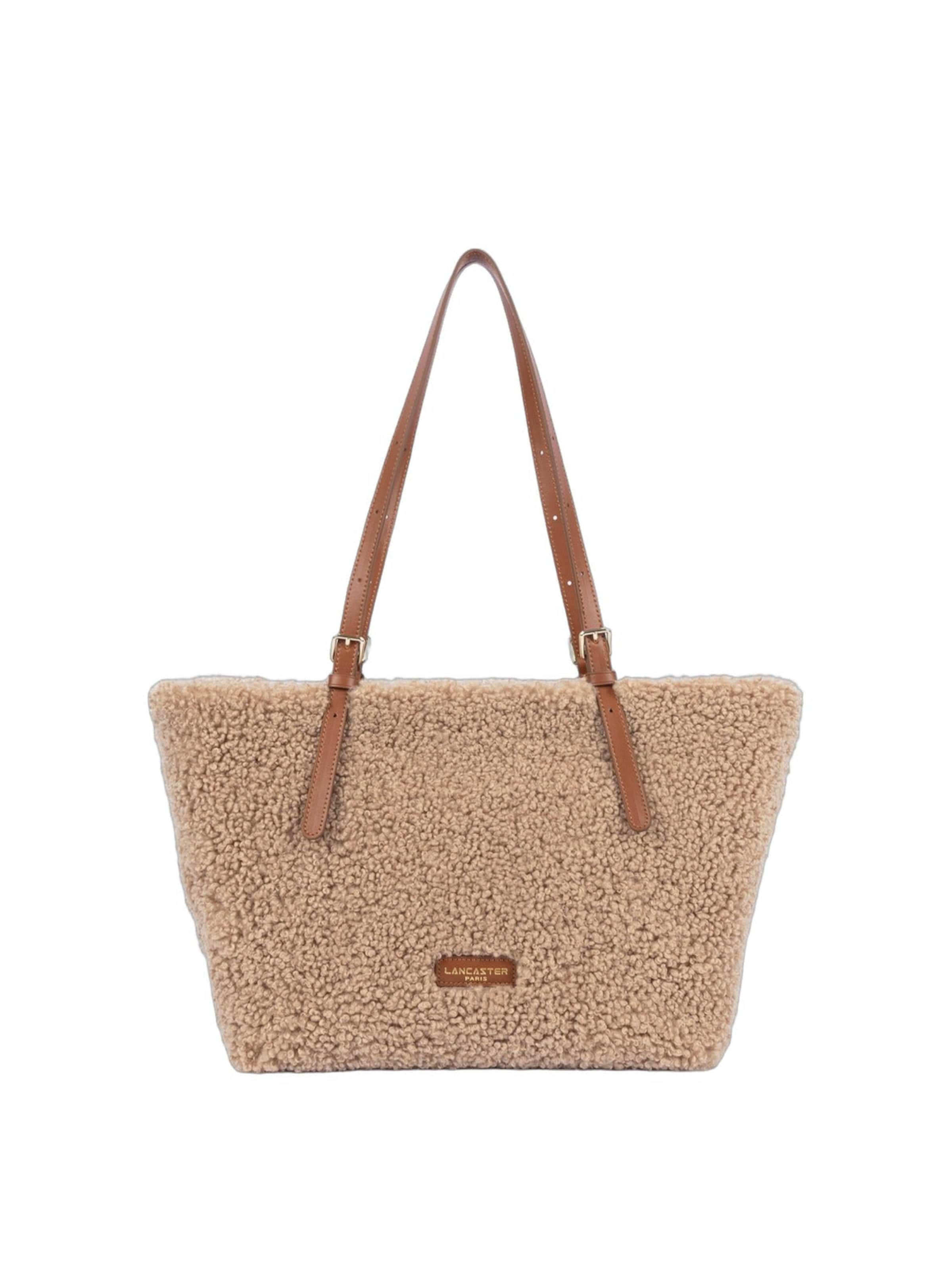 LANCASTER Paris Shopper 'Moumoute' in Bruin: voorkant