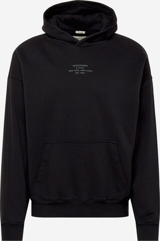 Abercrombie & Fitch Sweatshirt in Black: front