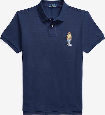 S dydžio Marškinėliai iš Polo Ralph Lauren, spalva – tamsiai mėlyna / šviesiai mėlyna / kapučino spalva / geltona, Prekių apžvalga