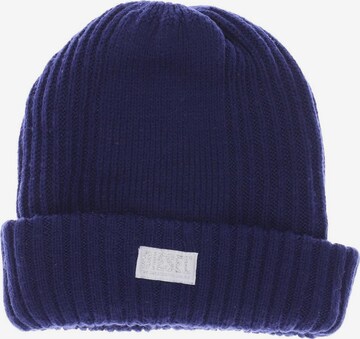 DIESEL Hat & Cap in One size in Blue: front