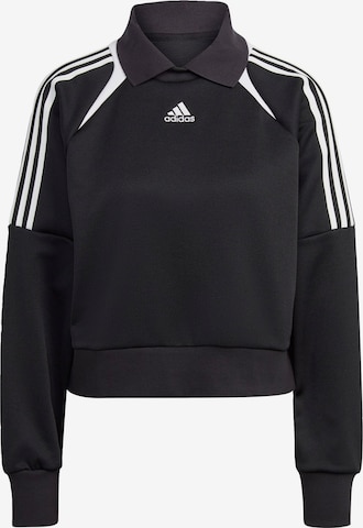 ADIDAS SPORTSWEAR - Sweatshirt de desporto 'Track' em preto: frente