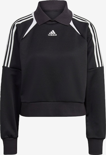 ADIDAS SPORTSWEAR Sportiska tipa džemperis 'Track', krāsa - melns / balts, Preces skats