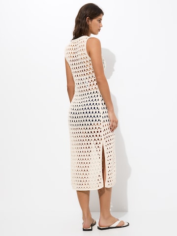 Pull&Bear Stickad väst i beige