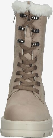 BRAX Lace-Up Ankle Boots in Beige