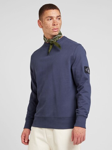 Calvin Klein Jeans - Sudadera en azul: frente