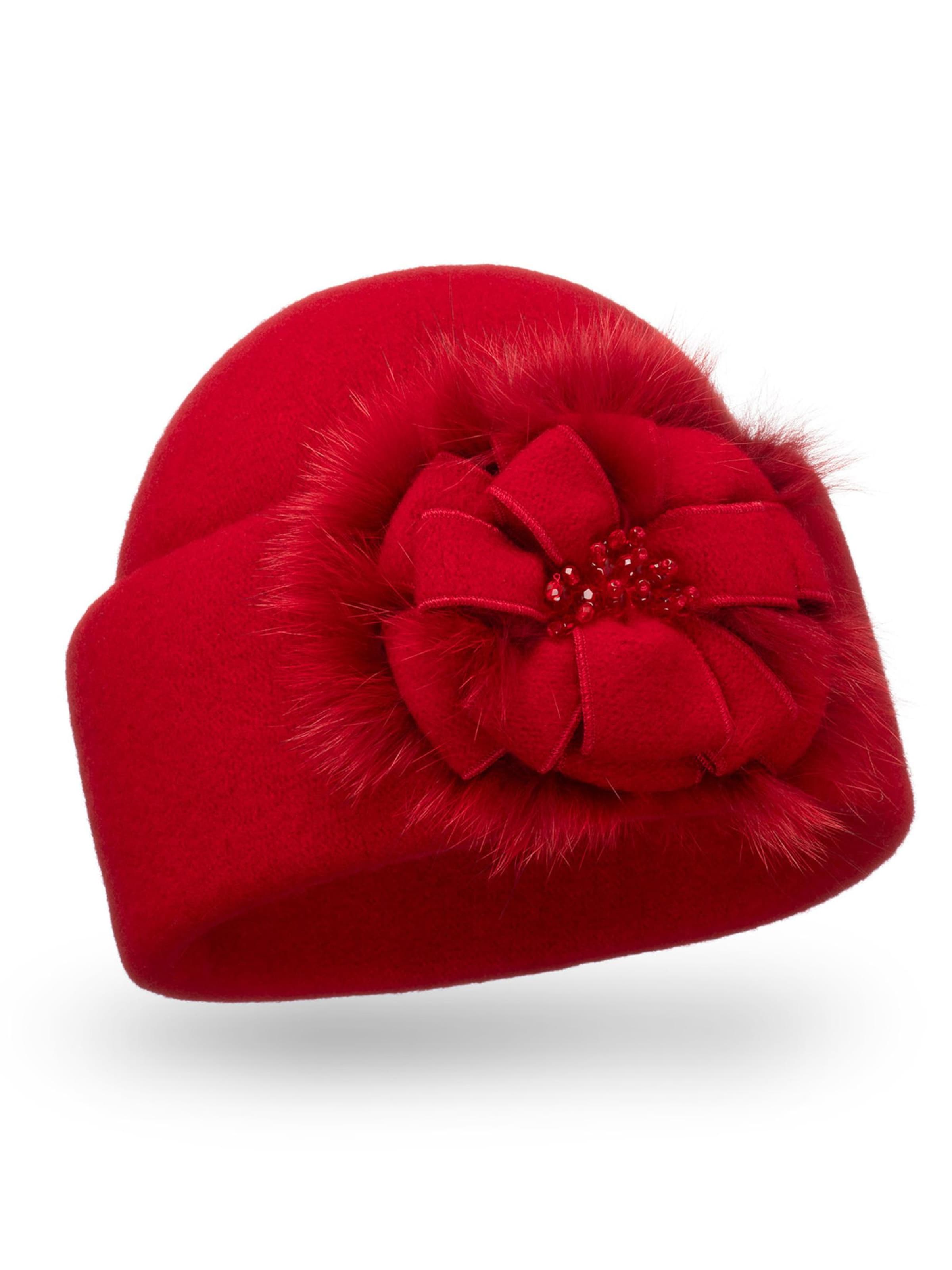 Vivisence Hut '7083'‌ in rot, Produktansicht