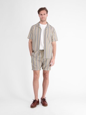LERROS Regular fit Zakelijk overhemd in Beige