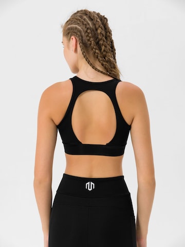 Bustier Soutien-gorge de sport 'Kansei Chrome' MOROTAI en noir