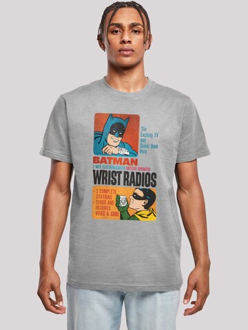F4NT4STIC Shirt 'DC Comics Batman TV Series Wrist Radios' in Grey: front