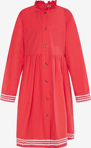 DreiMaster Vintage Jurk in Rood: voorkant