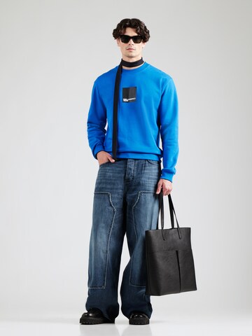 KARL LAGERFELD JEANS Bluzka sportowa w kolorze niebieski