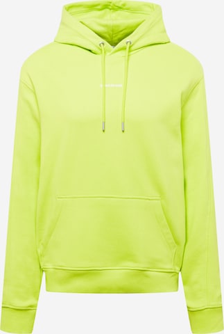 Calvin Klein Jeans Суичър в зелено: отпред