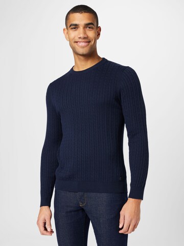 JACK & JONES Sweater in Blue: front