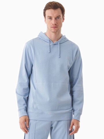 Organication Sweatshirt in Blau: Vorderseite