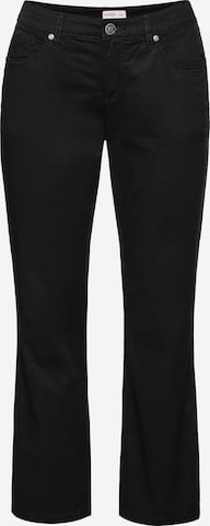 Bootcut Pantalon SHEEGO en noir : devant