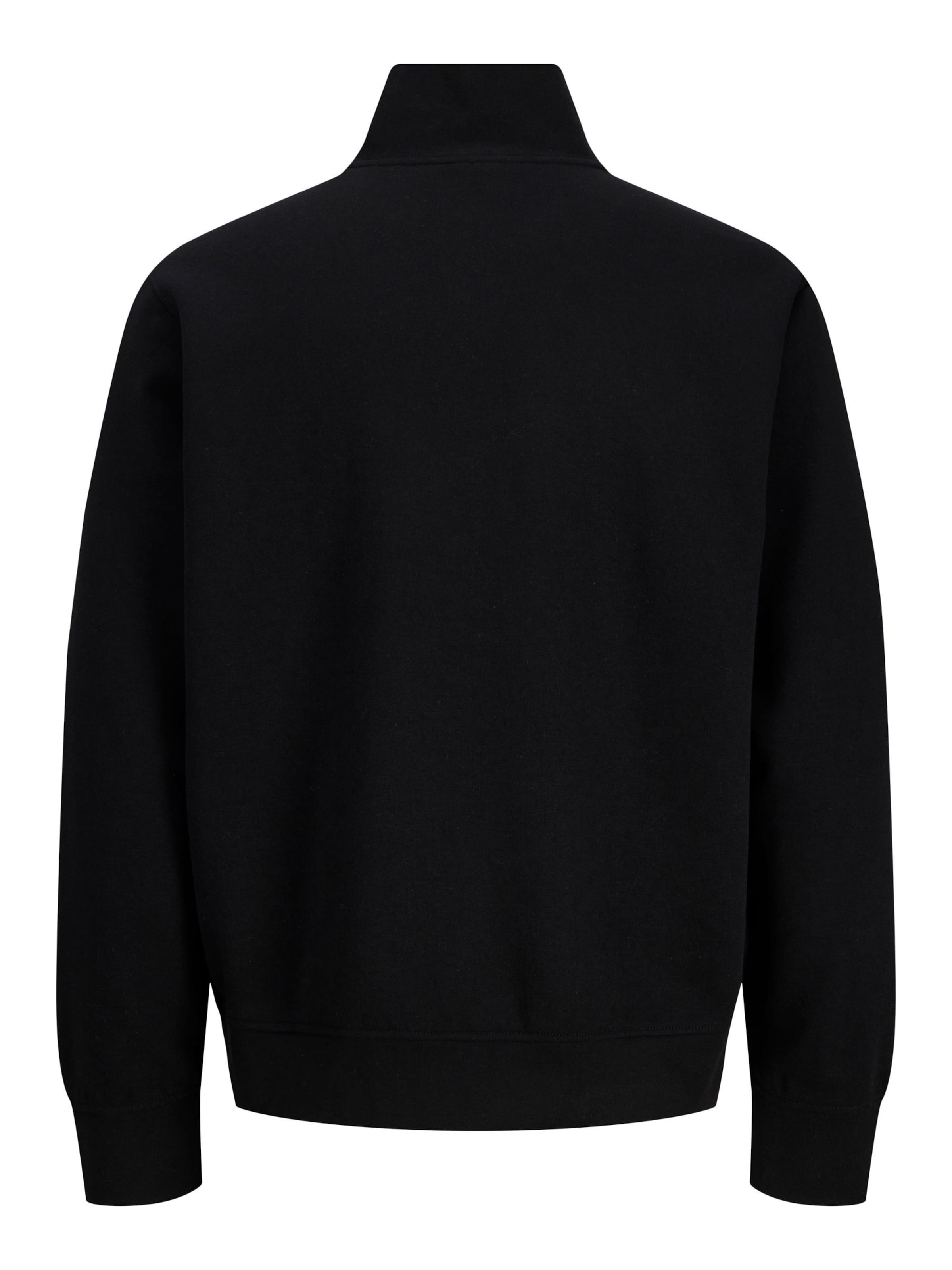 juoda JACK & JONES Megztinis be užsegimo 'JJESoho'