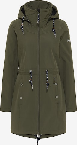 Schmuddelwedda Raincoat in Green: front