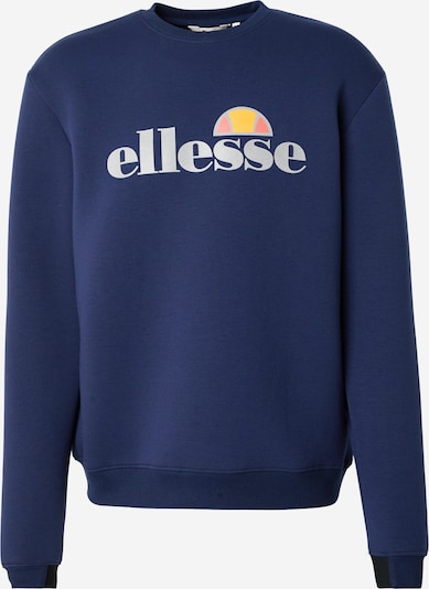ELLESSE Collegepaita 'Corvaro' värissä laivastonsininen / keltainen / vaaleanharmaa / melooni, Tuotenäkymä