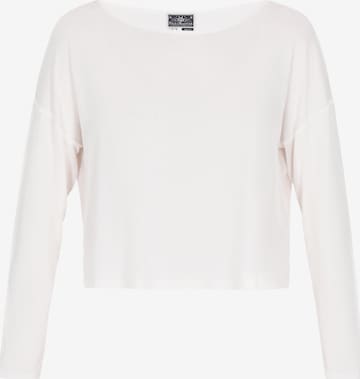 T-shirt DreiMaster Maritim en blanc : devant