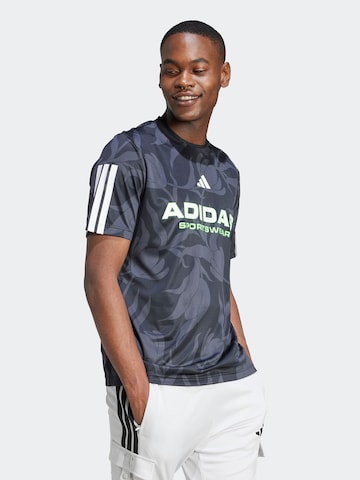 ADIDAS SPORTSWEAR Performance shirt 'TIRO' in Black: front