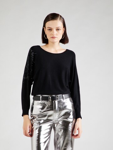 GUESS - Pullover 'LESLIE' em preto: frente