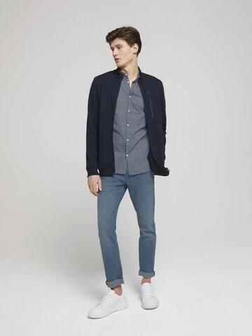 TOM TAILOR DENIM Regular fit Overhemd in Blauw