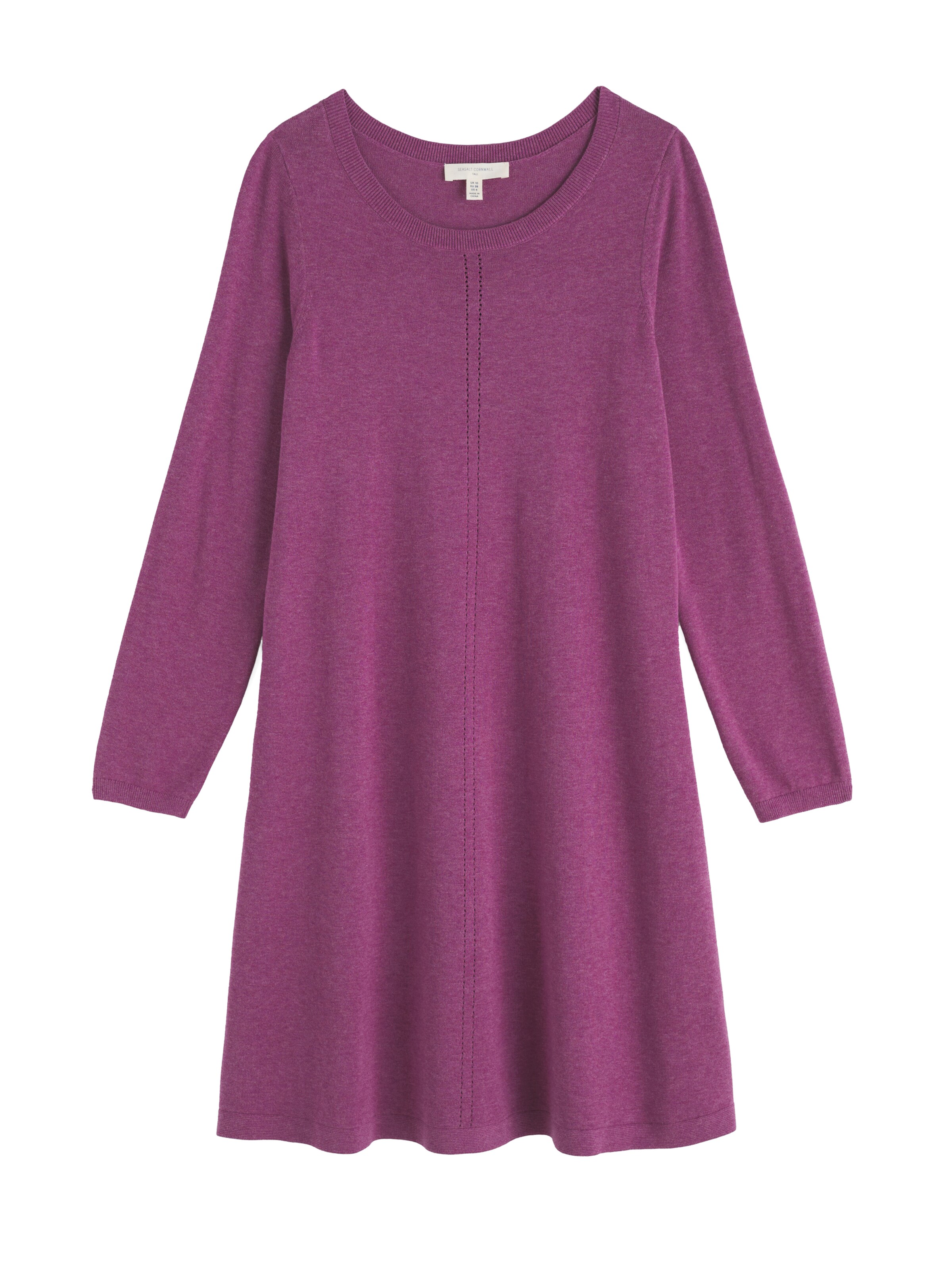 Robes en maille 'Poltreen' Seasalt Cornwall en violet : devant