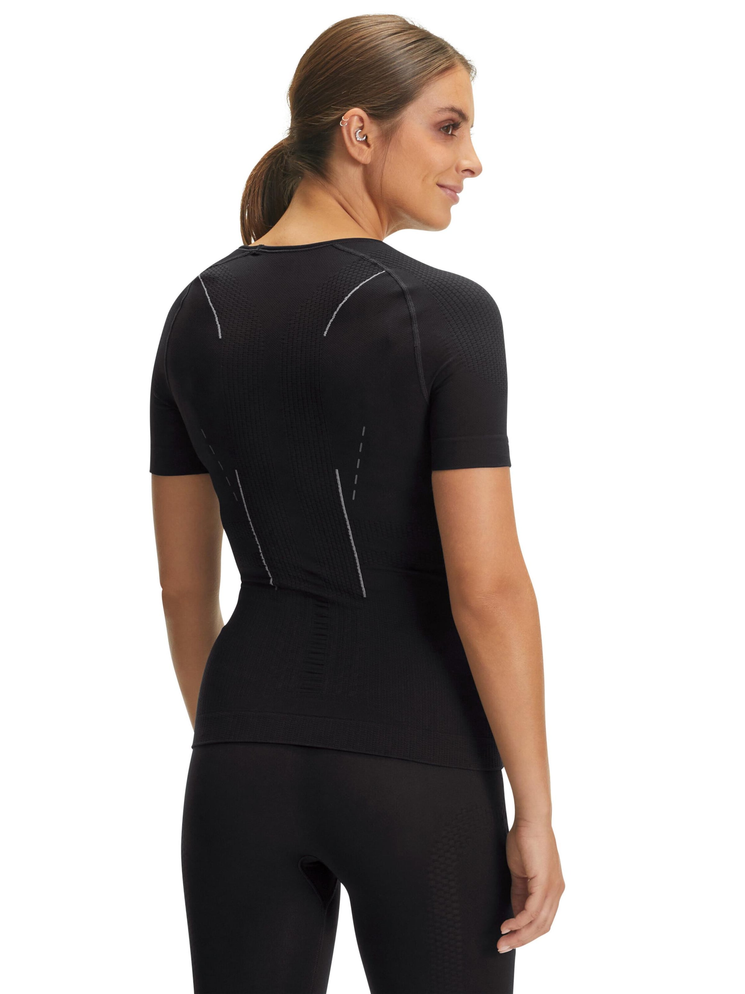 FALKE Performance Shirt 'Impulse Running' in Black